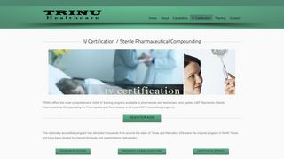 
                            1. IV Certification - TRINU Healthcare - Trinu Iv Training Education Portal