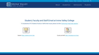 
                            1. IVC E-Mail | IVC - Irvine Valley College - Saddleback College Email Portal