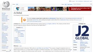 
J2 Global - Wikipedia  
