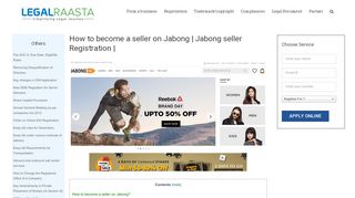 
                            3. Jabong seller Registration| How to become a seller of Jabong ... - Jabong Partner Portal
