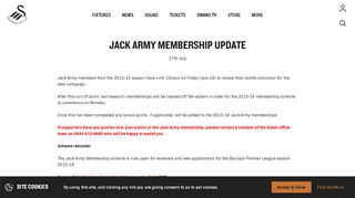 
                            7. Jack Army Membership update - Swansea City - Swansea City Jack Army Membership Portal