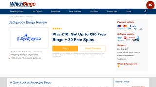 
                            8. Jackpotjoy Bingo Review | Award WINNER | Real Player ... - Jackpotjoy Co Uk Portal