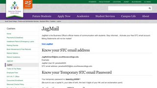 
                            4. JagMail | South Texas College - South Texas College Jagnet Portal