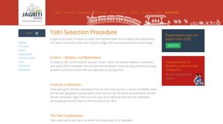 
                            6. Jagriti Yatra Selection Procedure - Jagriti Yatra Portal