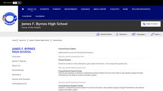 
                            3. James F. Byrnes High School / PowerSchool - Powerschool Portal District 5