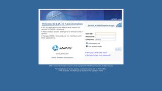 
                            7. JAMIS Software Corporation : JAMIS e-timecard ... - Jamis Software Corporation E Timecard Portal