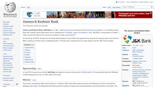 
                            4. Jammu & Kashmir Bank - Wikipedia - Jkbankonline Login