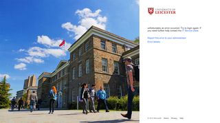 
JavaScript required - University of Leicester - Login
