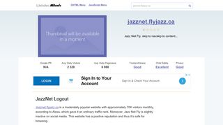
                            4. Jazznet.flyjazz.ca website. JazzNet Logout. - Jazznet Login