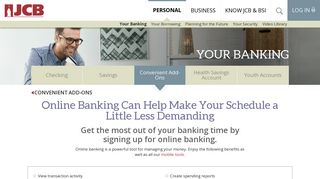 
                            5. JCB Online Banking | JCBank.com - Jackson County Bank - Jackson County Bank Portal