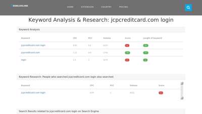 jcpcreditcard.com login  JCPenney - Login Page ...