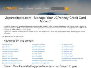 jcpcreditcard.com - Manage Your JCPenney Credit Card Account