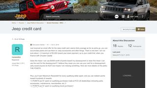 
                            7. Jeep credit card | Jeep Garage - Jeep Forum - Jeep Mastercard Portal