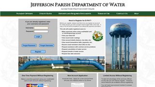 
Jefferson Parish Water Department  
