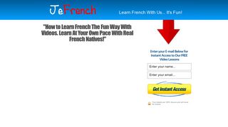 
                            5. JeFrench: How To Learn French The Fun Way With Videos - Www Jefrench Com Portal