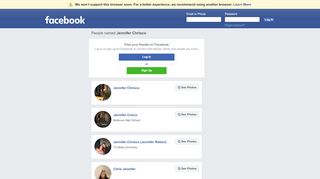 
Jennifer Chrisco Profiles | Facebook  
