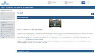 
                            3. Jenzabar Mobile - Louisiana College Portal