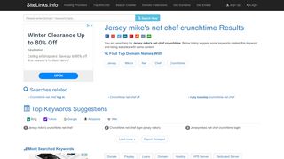 
                            8. Jersey mike's net chef crunchtime Results For Websites Listing - Crunchtime Jersey Mike's Login