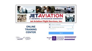 
                            3. JET AVIATION - Online Training Log-In - Aerostudies Login