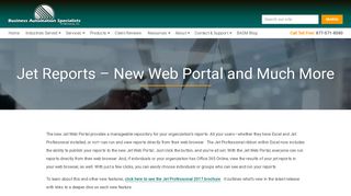 
                            6. Jet Reports – New Web Portal and Much More - Jet Web Portal