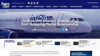 
                            3. JetBlue and Amazon (Essentially) End Shopping Portal Relationship - Amazon Shopping Portal