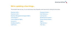 
Jetnet website maintenance - newjetnet.aa.com
