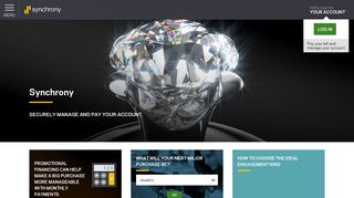 Jewelry Financing | Synchrony - Myluxury Card Portal