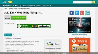 
                            6. J&K Bank Mobile Banking 1.0.2 Free Download - Jkbankonline Login
