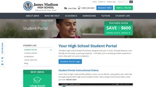 
                            3. JMHS Student Portal - James Madison High School - Ashworth High School Portal