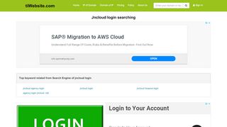 
jncloud login | jncloud.net - AgencyLogin
