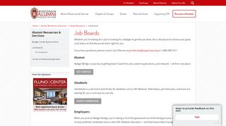 
                            4. Job Boards | Wisconsin Alumni Association - Buckynet Portal