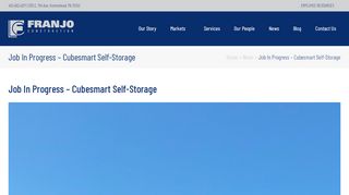 
                            13. Job In Progress - Cubesmart Self-Storage - Franjo Construction - Cubesmart Self Storage Portal