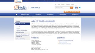 
                            6. Job Opportunities: UF Health Jacksonville (Careers ... - Shands Jobs Portal