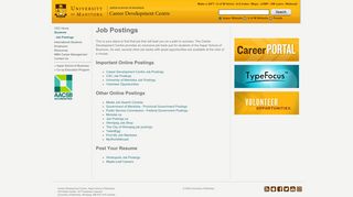 
                            4. Job Postings - University of Manitoba - Asper Career Portal