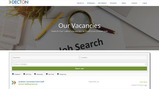 
                            4. Job Search - Decton Staffing Services - Www Dectoninc Com Portal Employee Portal