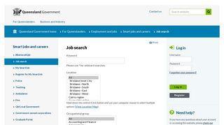 
                            5. Job search | Employment and jobs | Queensland Government - Qas Portal