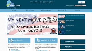 Job Seekers - MO Jobs - MO.gov - Missouri Career Source Portal