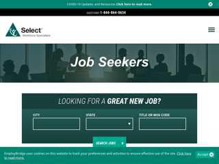 
                            3. Job Seekers - select.com