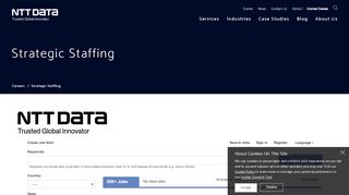 Job Staffing - NTT DATA Services - Ntt Data Careers Portal