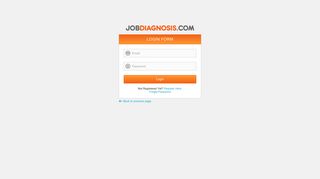 
                            2. JobDiagnosis | User Login - JobDiagnosis.com - Jobdiagnosis Portal