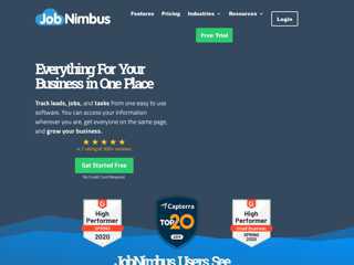 
                            2. JobNimbus: Simple CRM and Project Management Software