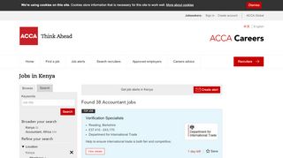 
                            6. Jobs in Kenya | Accountant - ACCA Careers - ACCA Global - Brightermonday Portal