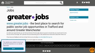 
                            4. Jobs - Trafford Council - Trafford Council Jobs Portal