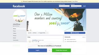 
                            6. Jobs2Shop - Home | Facebook - Job2shop Login