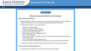 
                            1. Johns Hopkins ESS - Https Portal Johnshopkins Edu W2