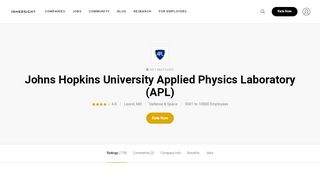 Johns Hopkins University Applied Physics Laboratory (APL ... - Jhu Apl Remote Portal