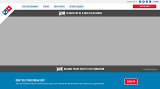 
                            2. Join Domino's Corporate or Franchise Stores | Domino's ... - Dominos Application Sign In
