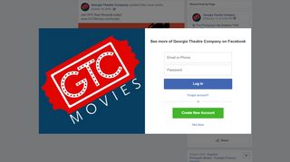 
                            7. Join GTC Reel Rewards today!... - Georgia Theatre Company ... - Gtc Rewards Login