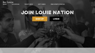 Join Louie Nation - Bar Louie - Bar Louie Login