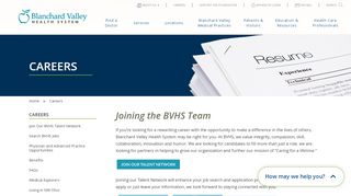 
                            4. Joining the BVHS Team - Blanchard Valley Health System - Bvh Associate Portal